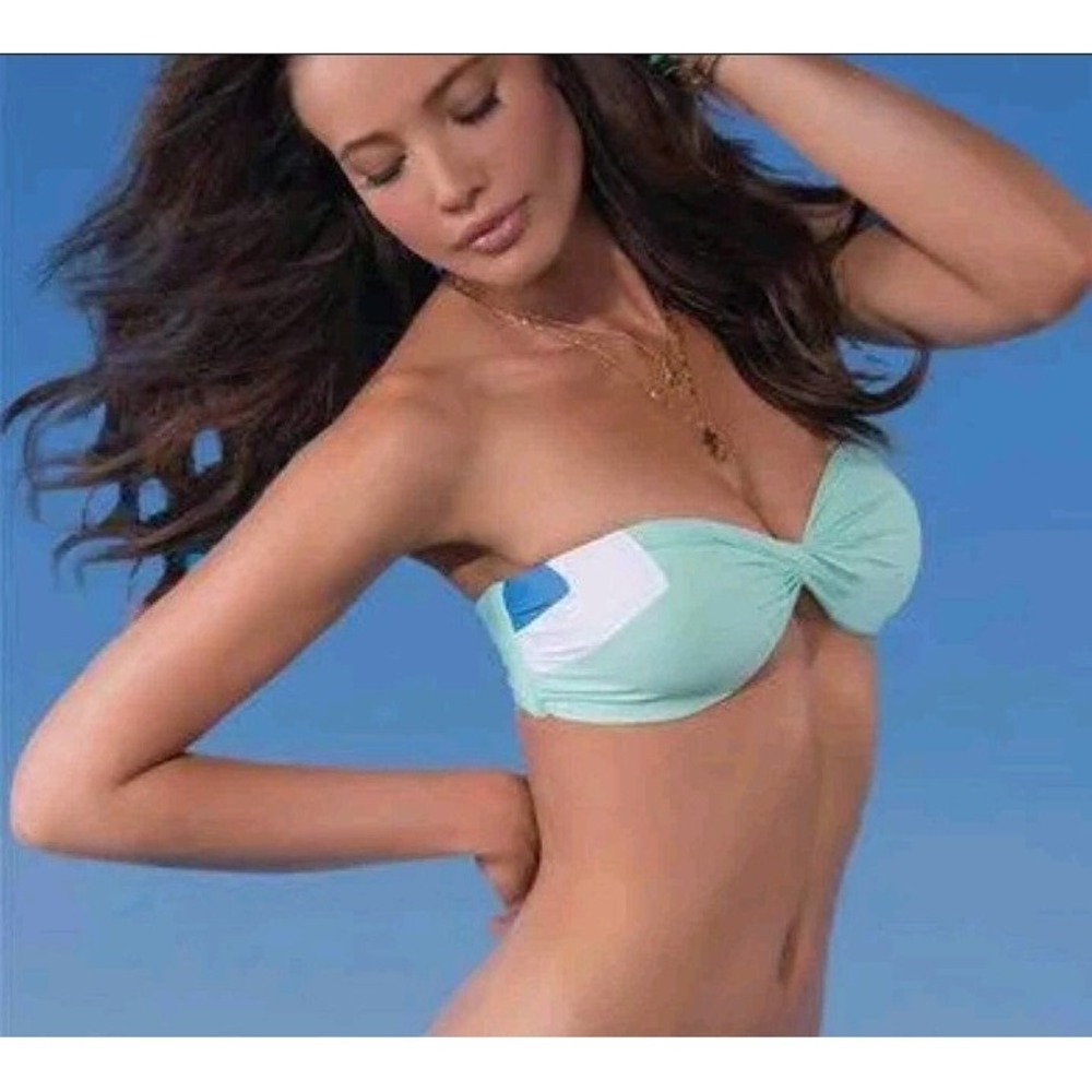 L*Space Bikini top Small Strapless Bathing Suit Swimsuit NWT S Bandeau L-space
